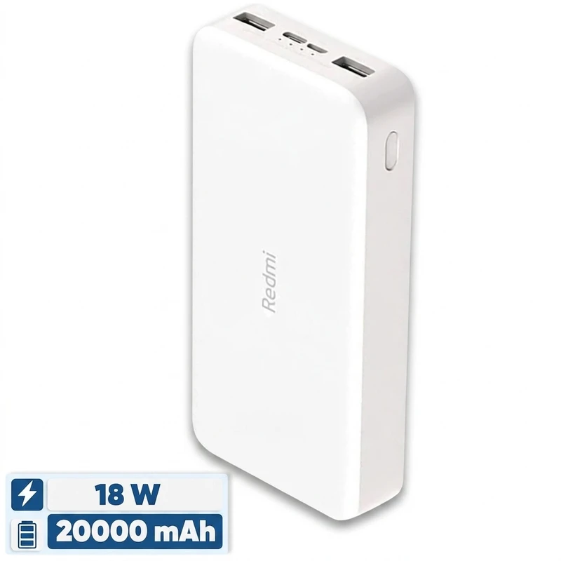 پاوربانک شیائومی مدل Redmi 20000 پاوربانک شیائومی مدل Redmi 20000 - تصویر 1